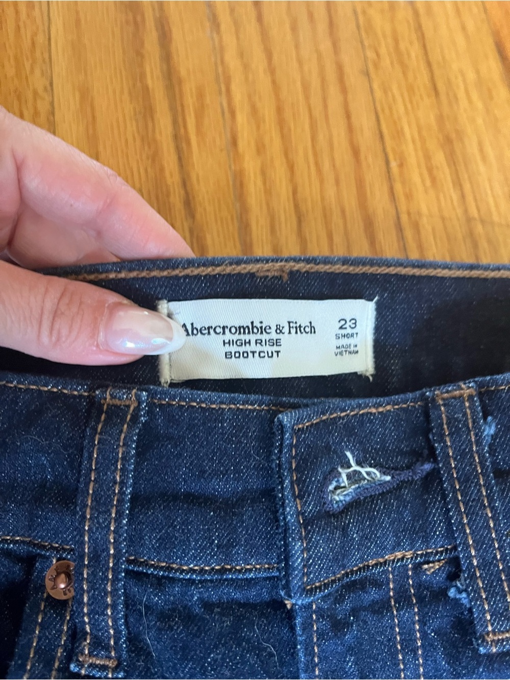 Abercrombie & Fitch Dark Bootcut Jeans - Picture 2 of 2